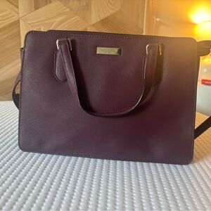 Burgundy Kate spade bag